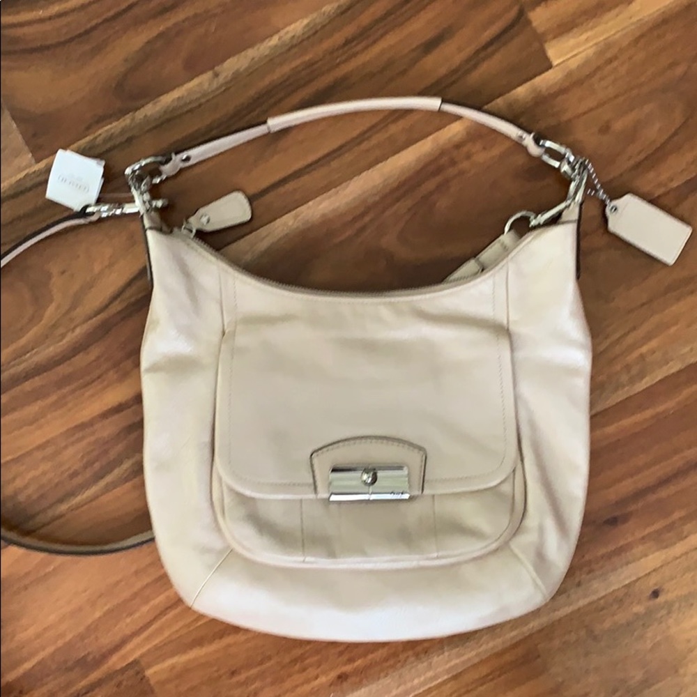 NWT Vintage Authentic Coach Kristin Hobo leather